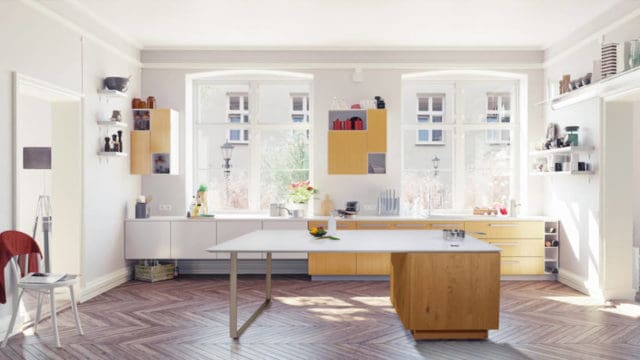 Stove tops take on a new form in the modern EuroKera kitchen.